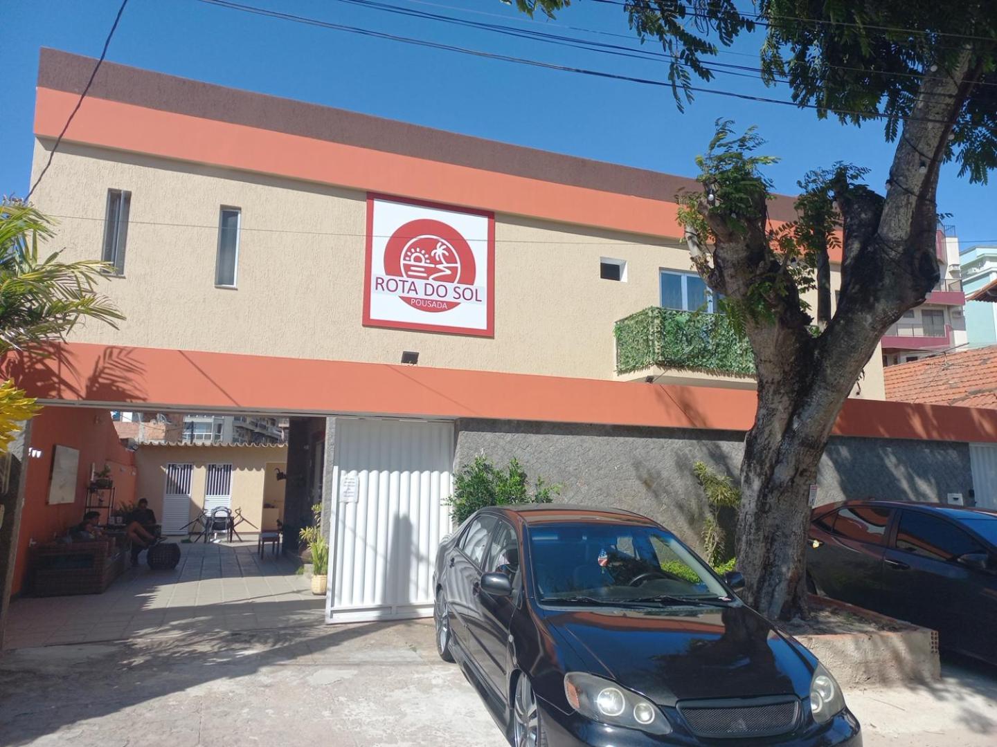 Fachada do hostel